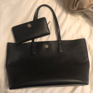 Tory Burch- tote and wallet